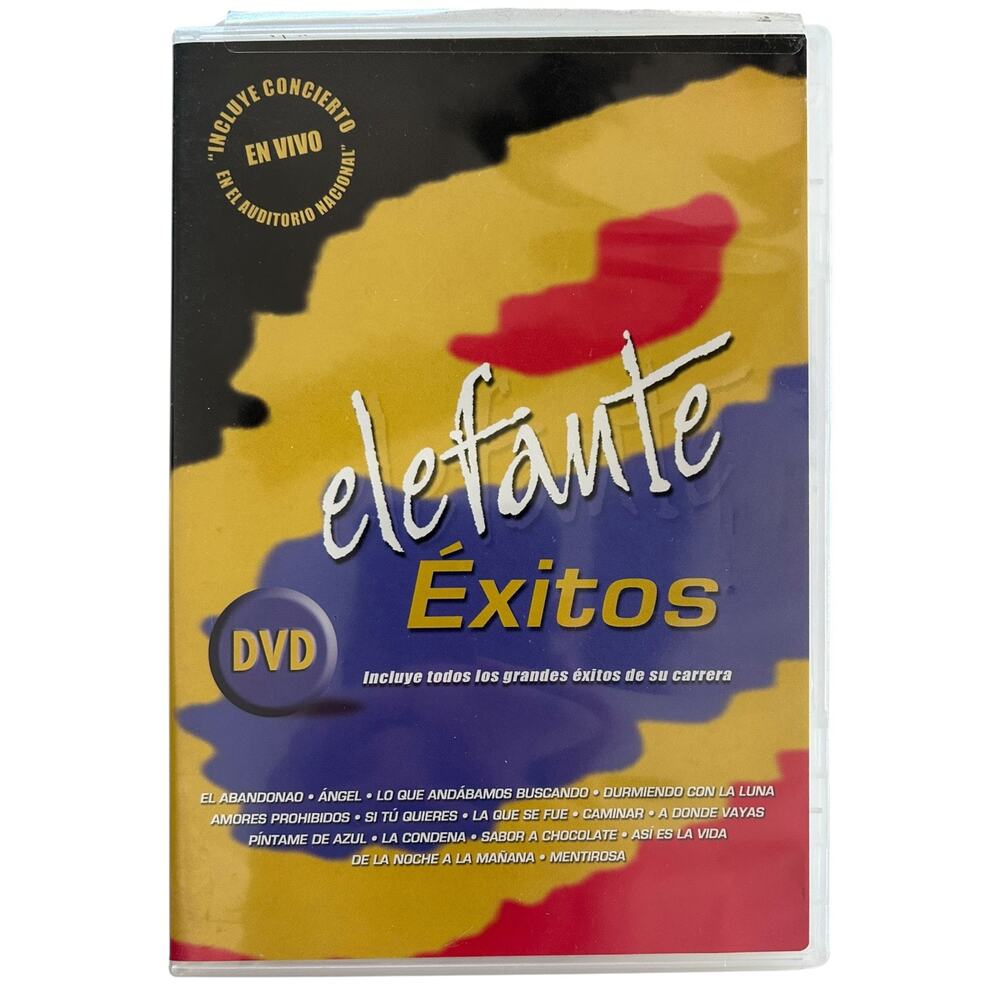 Elefante Exitos DVD 2006 Live Concert En Vivo Sony Norte Latin Rock Tested